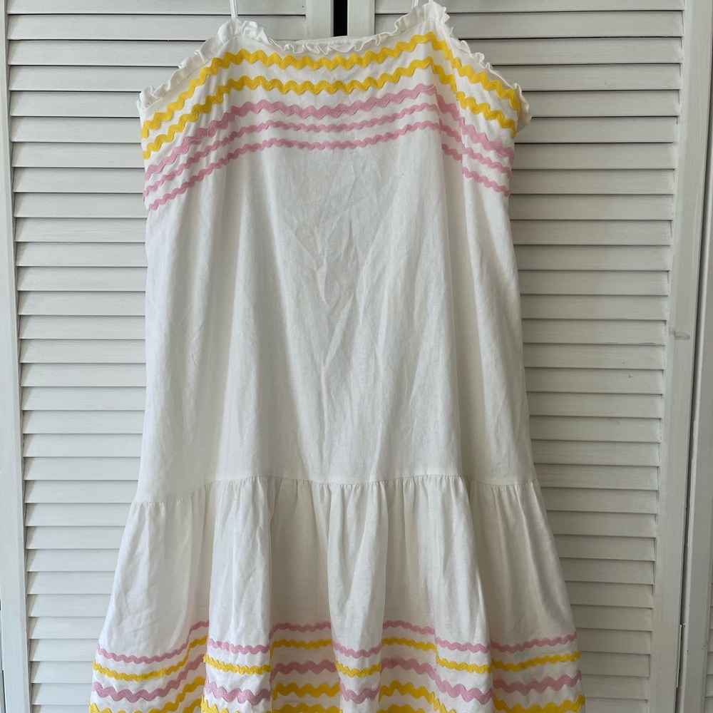 Lisa Marie Fernandez Target Ric Rac Dress White NEW - Picture 2 of 6
